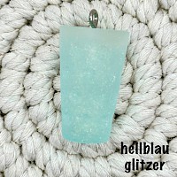 Dubbie hellblau Glitzer