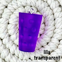 Dubbie lila transparent