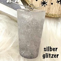 Dubbie silber Glitzer